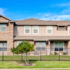Street View with private patios and yards