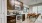 Spacious and well lit kitchen with wood flooring and stainless steel appliances