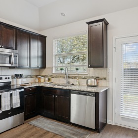 Kitchen with Updated Hardware